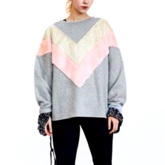 Zara Trafaluc Oversized Sweatshirt Size M - Picture 11 of 11